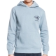 SWEAT A CAPUCHE BLEU GRIS