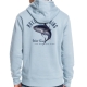 SWEAT A CAPUCHE BLEU GRIS